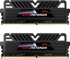 GeIL EVO Potenza schwarz UDIMM 8GB Kit, DDR4-2400, CL16-16-16-36