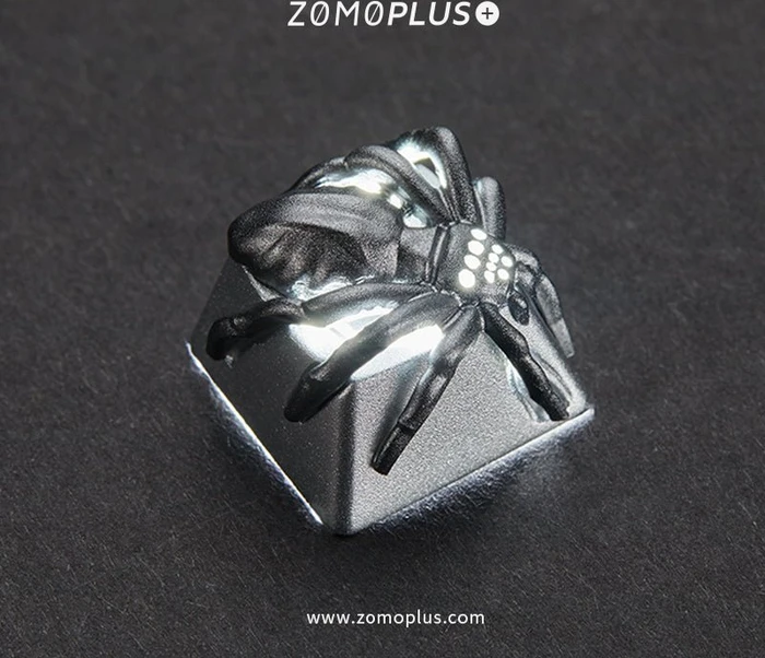 Zomoplus Fantastic Beasts Series Keycap Spinne, Aluminium, silber, 1 Taste