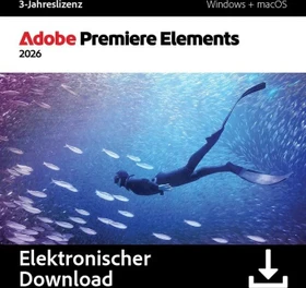 Adobe Premiere Elements 2026, 3 Jahre, ESD (multilingual) (PC/MAC)