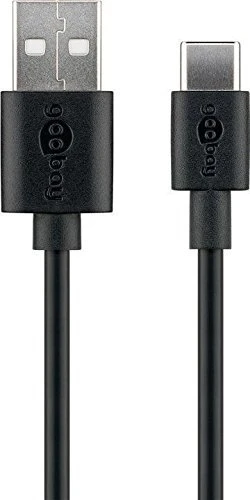 Wentronic Goobay USB-C Lade- und Synchronisationskabel 0.5m weiß