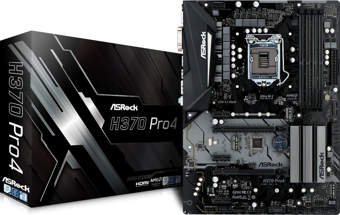 ASRock H370 Pro4 (Intel 1151 v2)