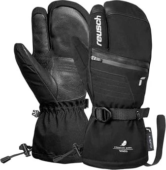 Reusch Lando R-Tex XT Lobster Skihandschuhe schwarz/silber