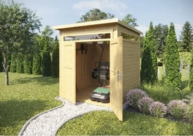 Weka 265 205x115cm Gerätehaus natur