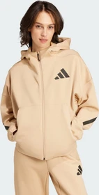 adidas Z.N.E. Zip Hoodie magic beige (Damen)