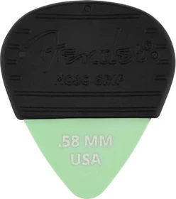 Fender Mojo Grip Dura-Tone Delrin Picks Surf Green 0.58mm, 3-Pack