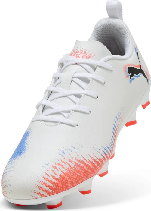 Puma Future 8 Play FG/AG puma white/puma black/glowing red (Junior)