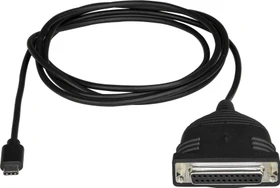 StarTech USB-C 2.0 auf Parallel DB25 Adapterkabel, 1.8m (ICUSBCPLLD25)