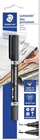 Staedtler Lumocolor duo 348 permanent schwarz