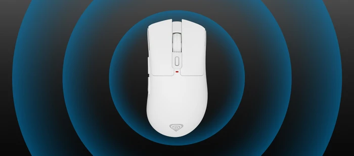 Genesis Zircon 880 Pro 8K/8K Wireless Gaming Mouse weiß, USB/Bluetooth