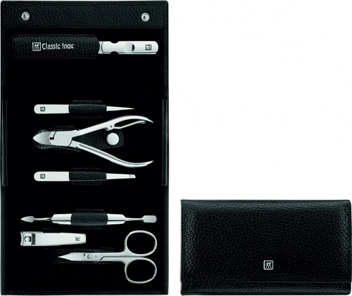 Zwilling Classic Inox Maniküre/Pediküre-Set 7-teilig schwarz