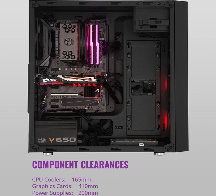 Cooler Master MasterBox E501L, schwarz