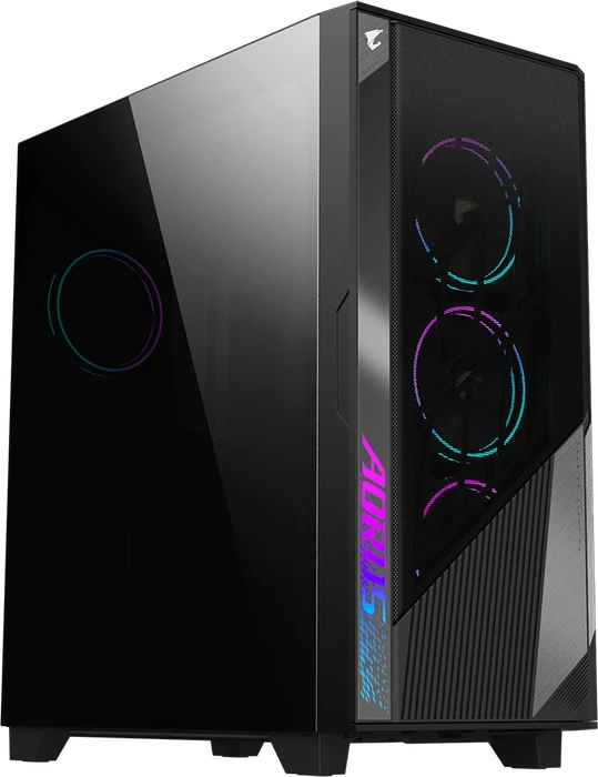 GIGABYTE AORUS C500 Glass, Glasfenster