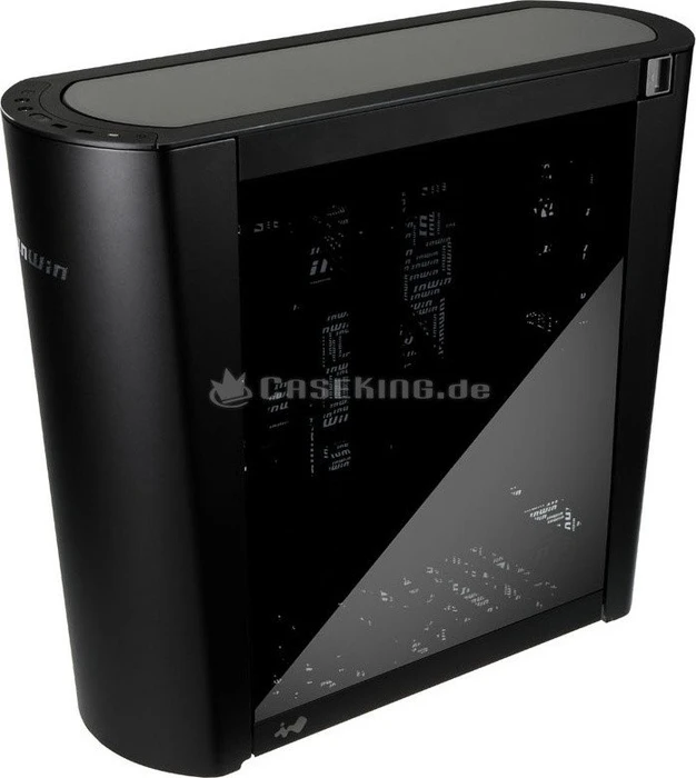 In Win 915, schwarz, Glasfenster