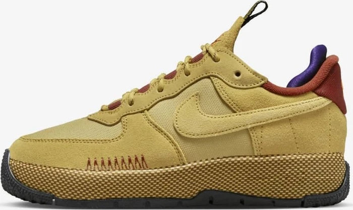 Nike Air Force 1 Wild wheat gold/rugged orange/field purple (Damen)