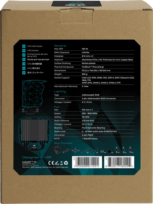 Iceberg Thermal IceSLEET X5