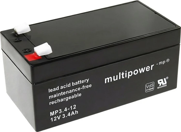 MultiPower Bleiakku MP3.4-12 3.4Ah