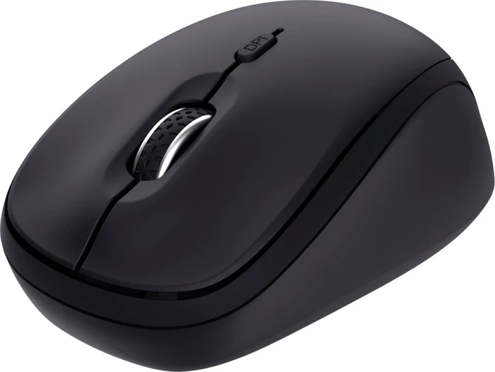 Trust Yuki Silent Multi-Device Wireless Mouse schwarz, USB/Bluetooth