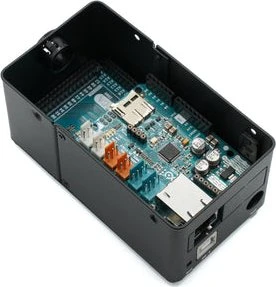 KKSB Aluminiumgehäuse für Arduino Mega Rev3 (inkl. Arduino Shield)/Uno Rev3 (inkl. Arduino Shield), schwarz