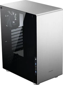 Jonsbo U4, silber, Glasfenster