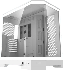 DarkFlash DQX90 White, Glasfenster