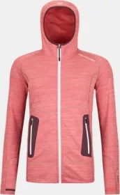Ortovox Fleece Light Hoody Funktionsjacke wild rose blend (Damen)