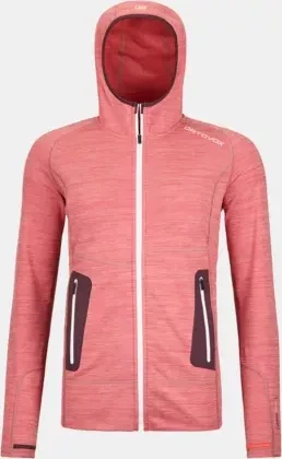 Ortovox Fleece Light Hoody Funktionsjacke wild rose blend (Damen)