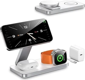 QTlier 3-in-1-Ladestation Magsafe (verschiedene Farben)