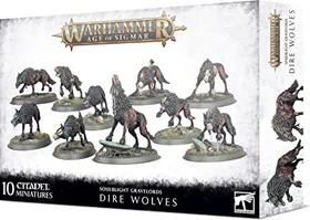 Games Workshop Warhammer Age of Sigmar - Soulblight Gravelords - Dire Wolves