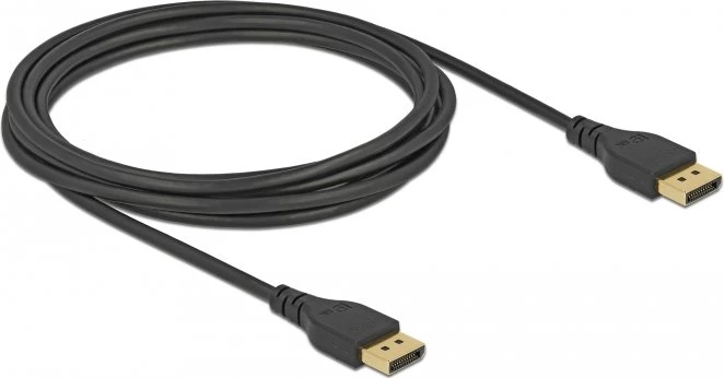 DeLOCK DisplayPort 1.4 Kabel 8K 60Hz ohne Arretierung schwarz, 3m