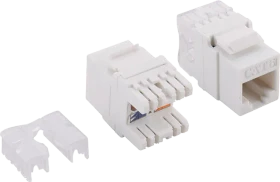 LogiLink Keystone Modul RJ-45 Buchse via Verlegekabel Cat6, LSA, weiß