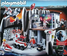 playmobil Top Agents Agenten-Hauptquartier mit Alarmanlage