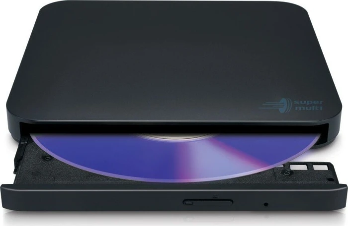 Hitachi-LG Data Storage GP90EB70, SlimLine schwarz, USB 2.0