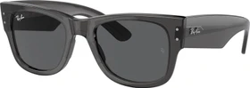 Ray-Ban RB0840S Mega Wayfarer polished transparent black/dark grey