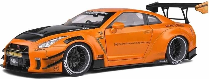 Schuco Nissan GTR R35 orange