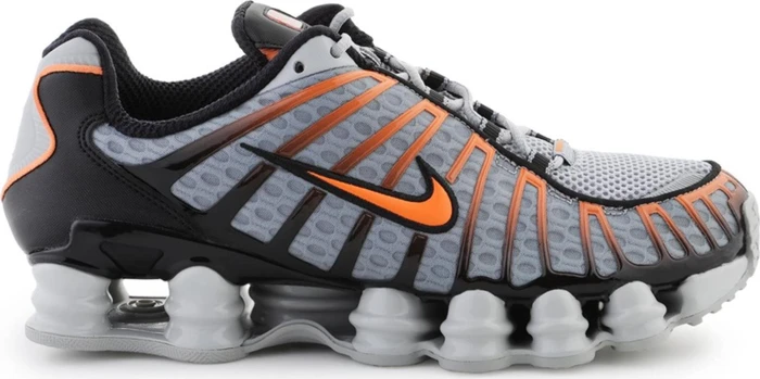 Nike Shox TL light smoke grey/black/bright mandarin (Herren)