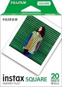 Fujifilm instax SQUARE Sofortbildfilm White Frame, 20 Aufnahmen