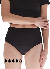 My Lily Periodenunterwäsche High Waist schwarz, 1 Stück (verschiedene Größen)