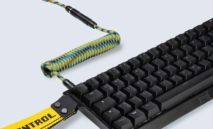 Wooting Premium Cable Set, USB-C/USB-A, Tastaturkabel (Spiral-Textilkabel), Lekker