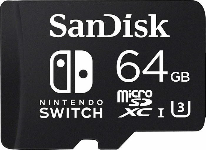 SanDisk Nintendo Switch, microSD UHS-I U3, Rev-AT