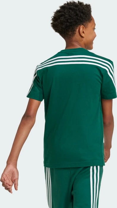 adidas Future Icons 3-Streifen T-Shirt kurzarm collegiate green/white (Junior)
