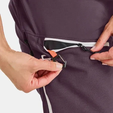 Ortovox Westalpen Softshell Hose lang dark wild berry (Damen)