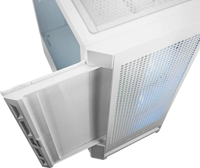 Cougar Duoface RGB White, weiß, Glasfenster