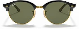 Ray-Ban RB4246 Clubround 51mm schwarz/grün