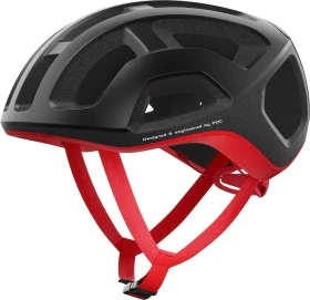POC Ventral Lite Helm uranium black/prismane red matt