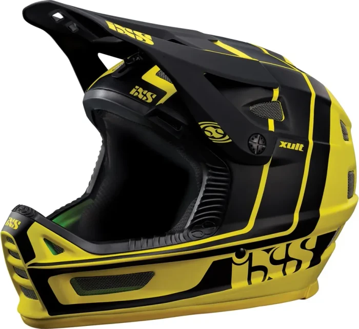 iXS Xult Fullface-Helm schwarz/gelb