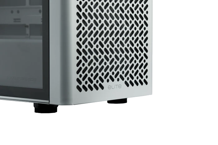 Cooler Master Elite 502 Lite White, Glasfenster
