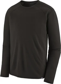 Patagonia Capilene Midweight Crew Funktionsshirt langarm schwarz (Herren)
