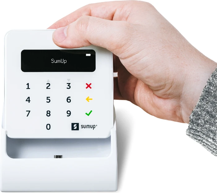 SumUp Air Bezahlterminal 2. Gen weiß, Bluetooth 4.2, inkl. Ladeschale