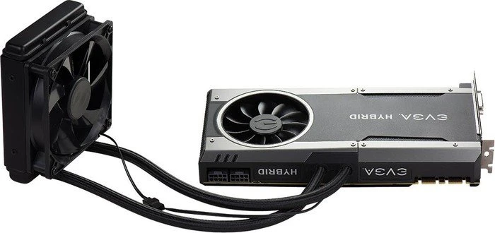 EVGA GeForce GTX 1080 FTW Hybrid Gaming, 8GB GDDR5X, DVI, HDMI, 3x DP