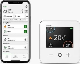 Schneider Electric Drayton Wiser Thermostat Kit 1, 1-Kanal (WT714R9K0902)